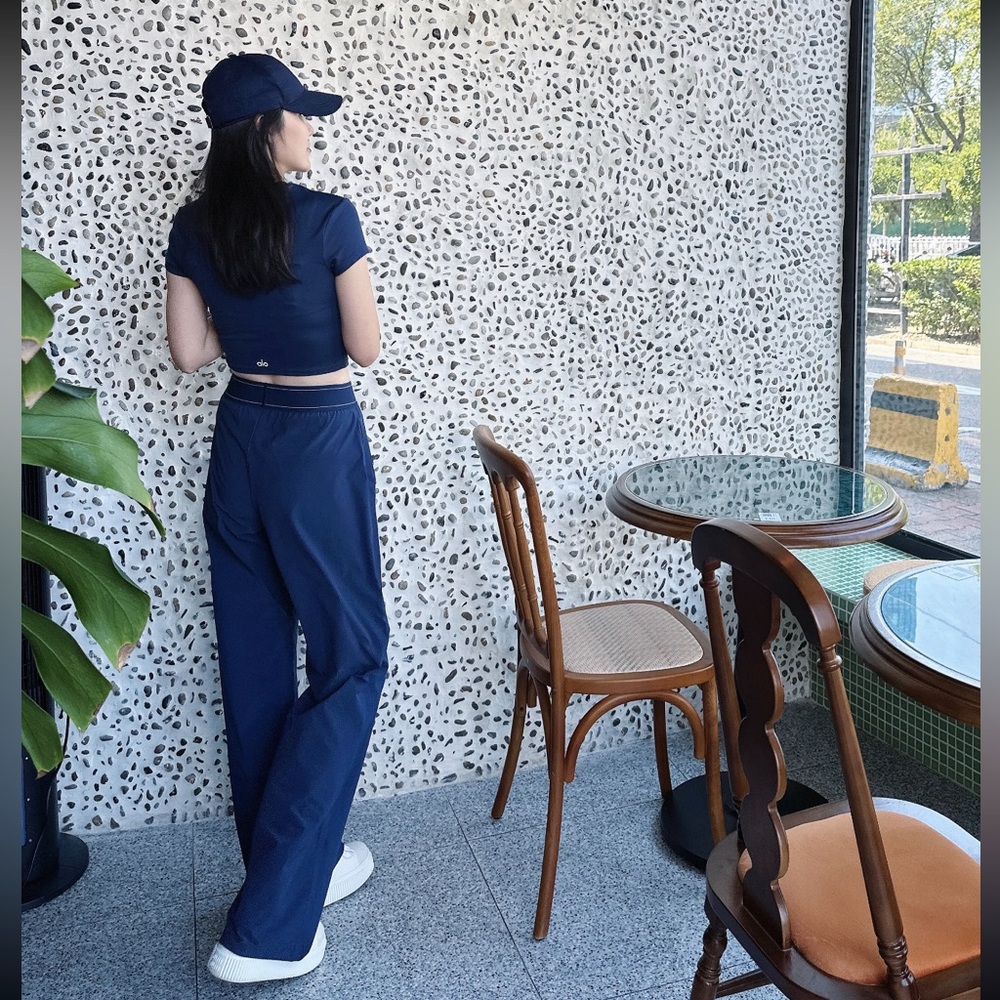 Alo Suit Up Navy Trouser Regular - Picture 3 of 6